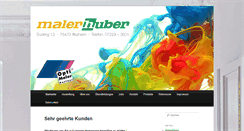 Desktop Screenshot of maler-huber-iffezheim.de
